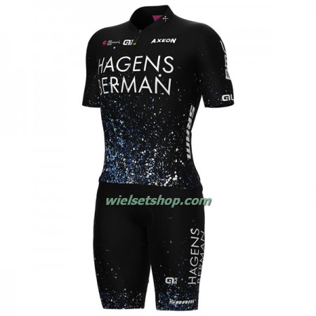 Fietskleding (Fietsshirt + Korte Koersbroek) 2023 Hagens Berman Axeon